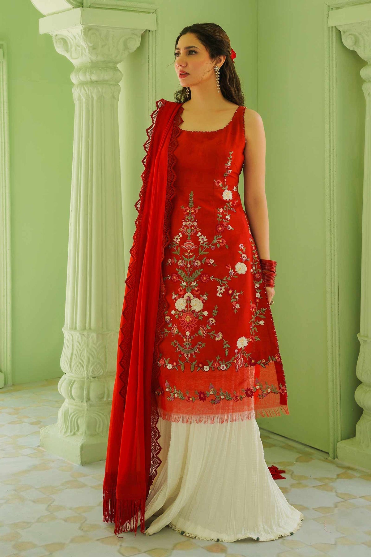 Zara Shahjahan Embroidered Lawn Suits Unstitched 3 Piece ZS23SS 5A - Spring / Summer Collection