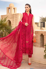 Maria B Embroidered Suits Unstitched 3 Piece MB24LL 4A - Luxury Lawn Collection