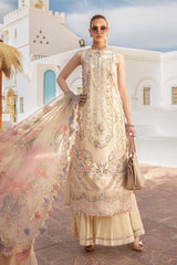 Maria.B Luxury Embroidered Lawn 3 Piece - Unstitched Suit | D-2406-B