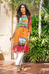 1PC Embroidered Satin Shirt DCSS-07