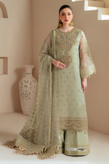 Alizeh - Aymal Embroidered Organza & Hand Embellished Suits Unstitched 3 Piece AFB25BC D-02 Alish - Luxury Collection