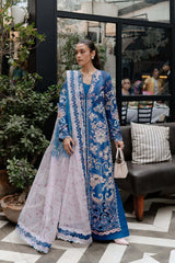 Afrozeh Embroidered Lawn Suits Unstitched 3 Piece AF25UL25 D-05 Eclipse - Luxury Collection