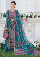 The Secret Garden By Nureh Embroidered Chiffon Suits Unstitched 3 Piece NU22SG NL-29 - Luxury Formal Collection