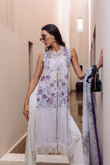 Saira Rizwan Embroidered Lawn Suits Unstitched Lawn SR24L2 ASTER SR-03 - Summer Collection-