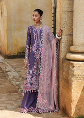 Hussain Rehar Embroidered Lawn Suit Unstitched 3 Piece HRR25LL D-08 Irris - Summer Collection