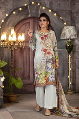 CULTURED PEARL - HUDA DIGITAL PRINTED & EMBROIDERED KARANDI - 02