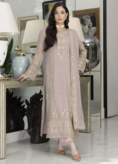 Merakish By Shahzeb Textiles Embroidered Chiffon Suits Unstitched 3 Piece ST24MK-V10 Carnation Pink