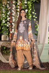 CICELY - INAYA DIGITAL PRINTED & EMBROIDERED LINEN - 04