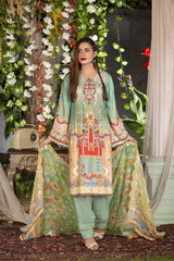 MISTY - INAYA DIGITAL PRINTED & EMBROIDERED LINEN - 07