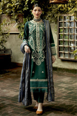 Qline by Qalamkar Embroidered Lawn Suits Unstitched 3 Piece QLM20Q NW-04 - Luxury Collection-