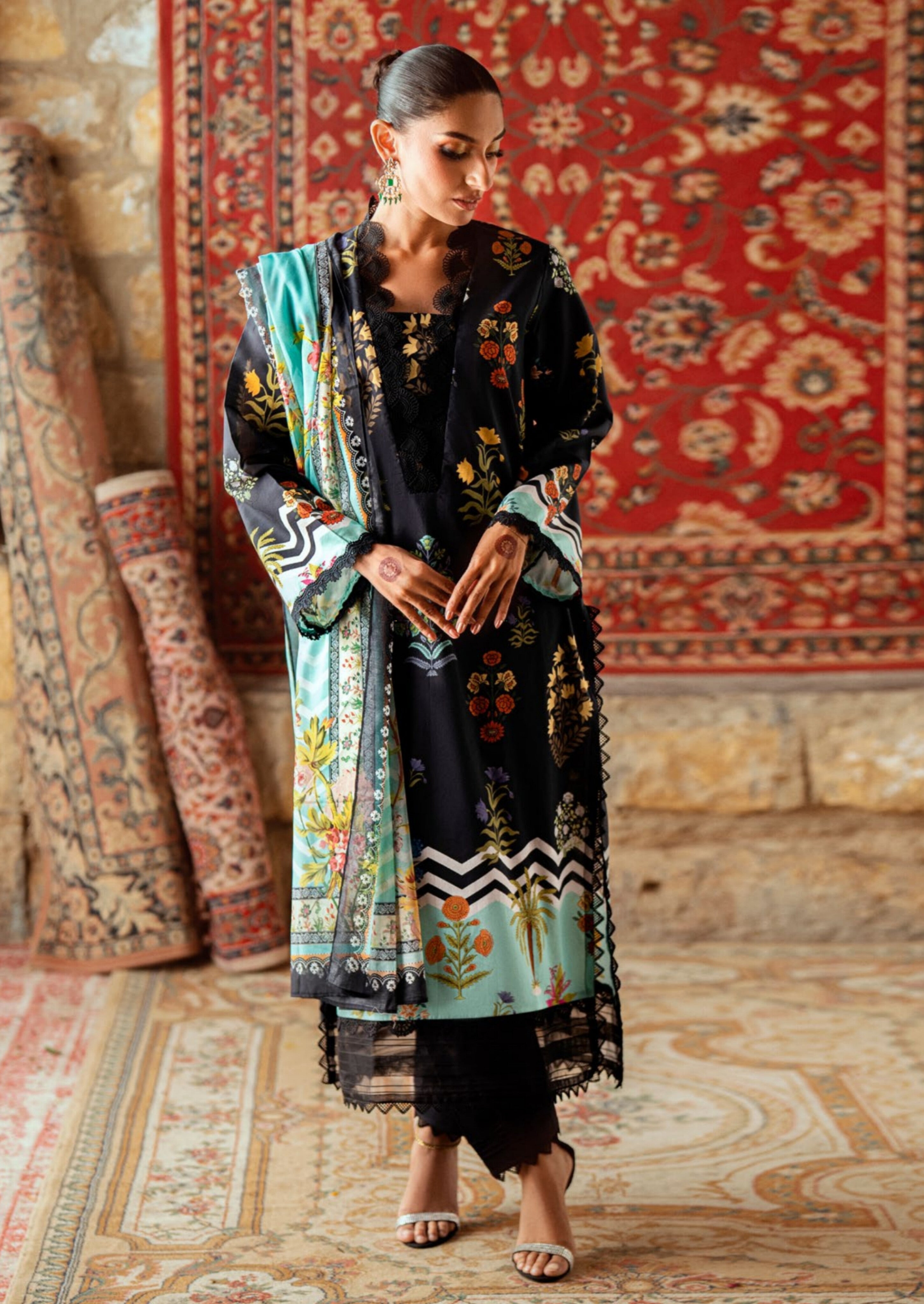 Gulahmed - Rim Jhim - Luxury Prints Collection'25 – SD-52016