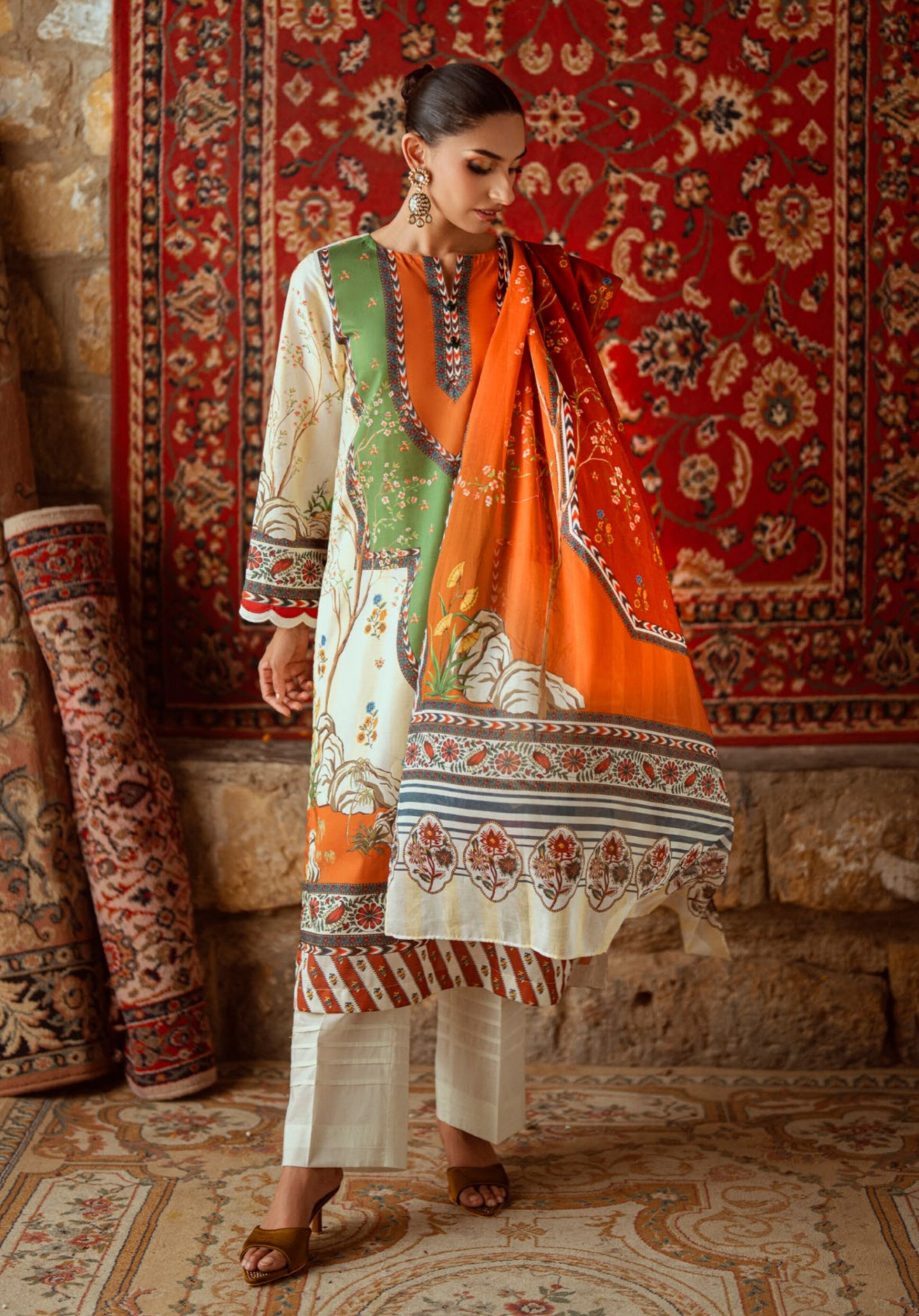 Gulahmed - Rim Jhim - Luxury Prints Collection'25 – SD-52014