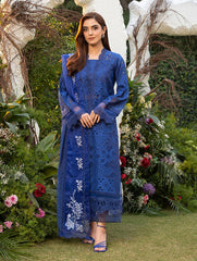 Sobia Nazir Embroidered Lawn Suit Unstitched 3 Piece SN25LL D-1B - Summer Collection