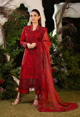 Sobia Nazir Embroidered Lawn Suit Unstitched 3 Piece SN25LL D-3A - Summer Collection