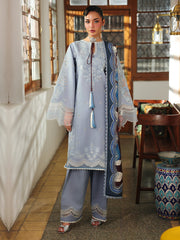 Lumina by Bin Ilyas Unstitched Embroidered Lawn 3 Piece Suit BI26UL L7 2A - Summer Collection