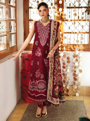 Lumina by Bin Ilyas Unstitched Embroidered Lawn 3 Piece Suit BI26UL L7 6A - Summer Collection