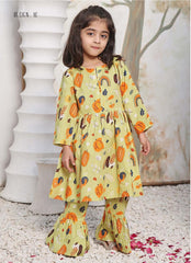 Malu Rani - Kids Unstitched Collection - Design 10