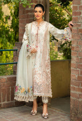 Maryum Hussain Embroidered Lawn Suit Unstitched 3 Piece MH25LL D-10 Batik - Summer Collection