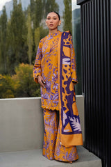 M Basics by Maria B Printed Khaddar Suits Unstitched 3 Piece MB24MB D-01 A - Winter Collection
