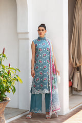 Saira Rizwan Embroidered Lawn Suits Unstitched Lawn SR24L2 D-09 Amal - Summer Collection