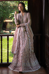 Roohi By Mushq Embroidered Organza Suit Unstitched 4 Piece MQ24R Janvi - Luxury Collection