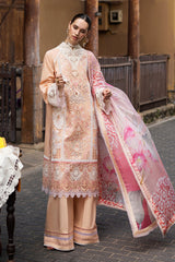 Mushq - Manaram Embroidered Lawn Suit Unstitched 3 Piece MQ25ML D-204 Dreamlike Vibe - Summer Collection
