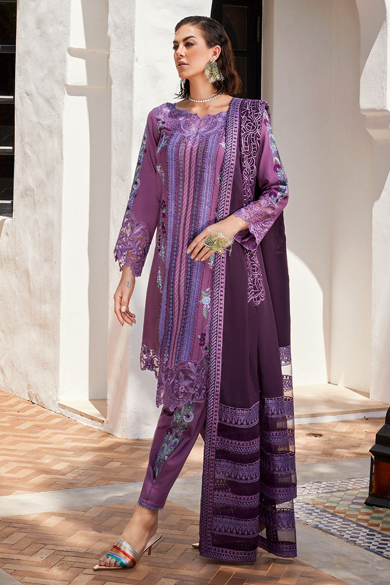 Mushq - Moroccan Dream Embroidered Suits Unstitched 3 Piece MQ23MD MNW-03 Nour - Winter Collection