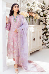 Elanora By Nureh Embroidered Chiffon Suits Unstitched 4 Piece NU22E NEL-01 - Luxury Collection