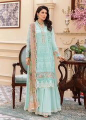 Noor by Sadia Asad Embroidered Lawn Suits Unstitched 3 Piece NSA22L D5A - Eid Collection