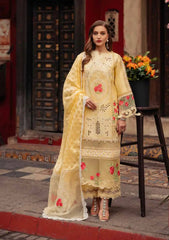 Parishay - Fashion Street Embroidered Lawn Suits Unstitched 3 Piece PFS-03 - Eid Collection