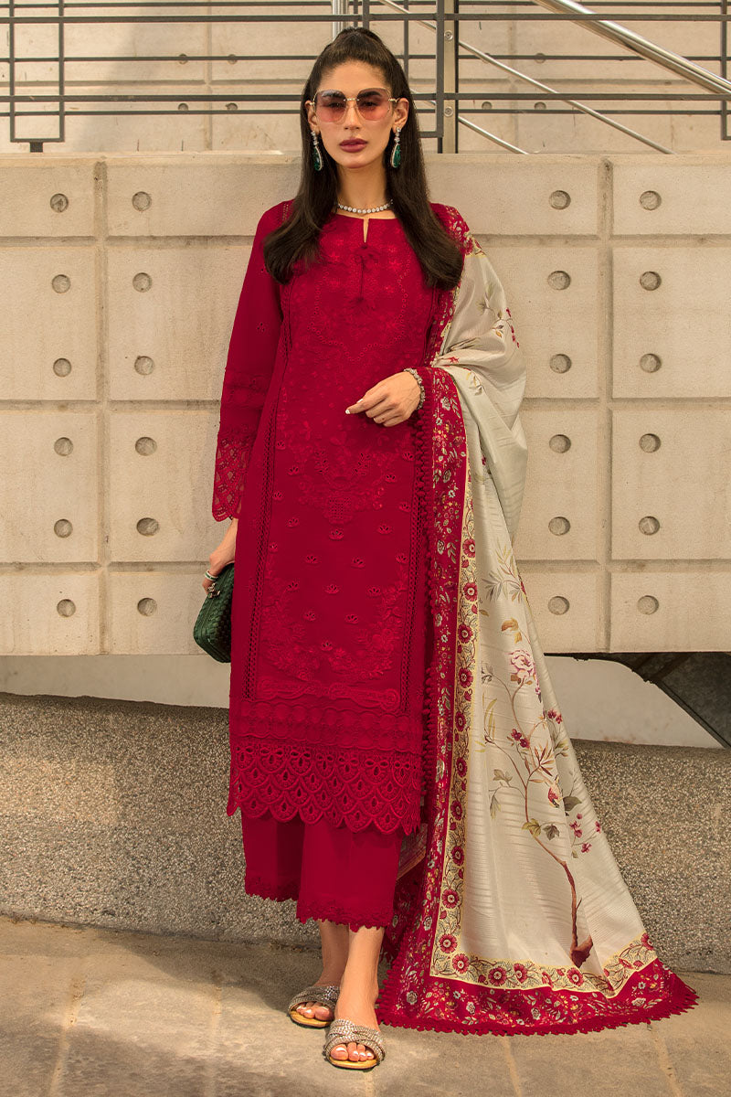 Rang Rasiya Embroidered Lawn Suits Unstitched 3 Piece RR23C Ayla - Festive Collection-