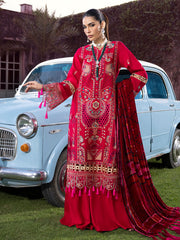 Mahrukh Embroidered Courdry Suits With Palachi Shawl Unstitched 3 Piece MECP-2B- Winter Collection -