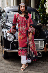 Gulaal Embroidered Lawn Suits Unstitched 3 Piece GL25SL D-11 Amelia - Summer Collection