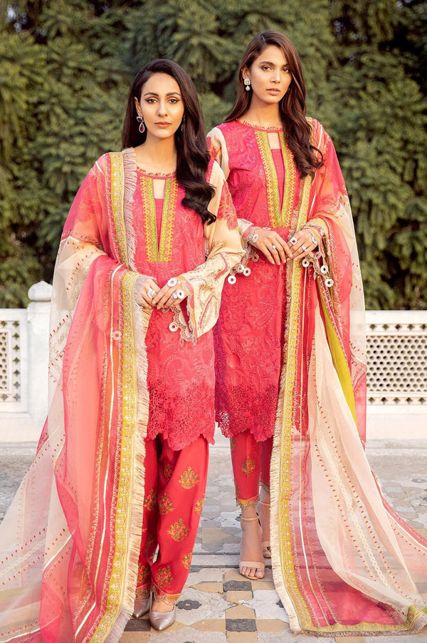 Charizma Signature Embroidered Lawn Suit Unstitched 3 Piece CRSL0-D09 - Eid Collection