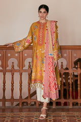 Zaha By Khadijah Shah Embroidered Lawn Suits Unstitched 3 Piece ZKS23FU ZF 23-02 Derin-