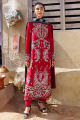 Zaha Luxury Lawn Embroidered Collection - GIZEM-ZL-23-5A