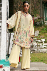 Zaha By Khadijah Shah Embroidered Lawn Suits Unstitched 3 Piece ZL25NL D-13 A Zania - Summer Collection