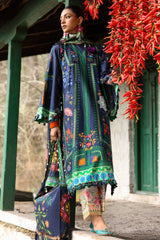 Zaha By Khadijah Shah Embroidered Lawn Suits Unstitched 3 Piece ZL25NL D-06 B Amani - Summer Collection