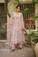 Manara Embroidered Lawn Suit Unstitched 3 Piece MNA24L ML-08 Rozay - Luxury Collection