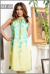 Stitched Mahwish & Farishtay Embroidered Kurti - 07 (Size-Medium)