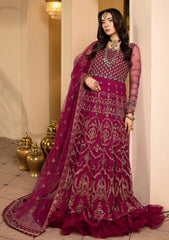 Sidra Aleem - Raj Kumari Embroidered Wedding Suits Unstitched 4 Piece RK- D-01 – Wedding Collection-