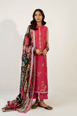 Coco By Zara Shahjahan Embroidered Jacquard Suits Unstitched 3 Piece CZS25L D-4A- Summer Collection