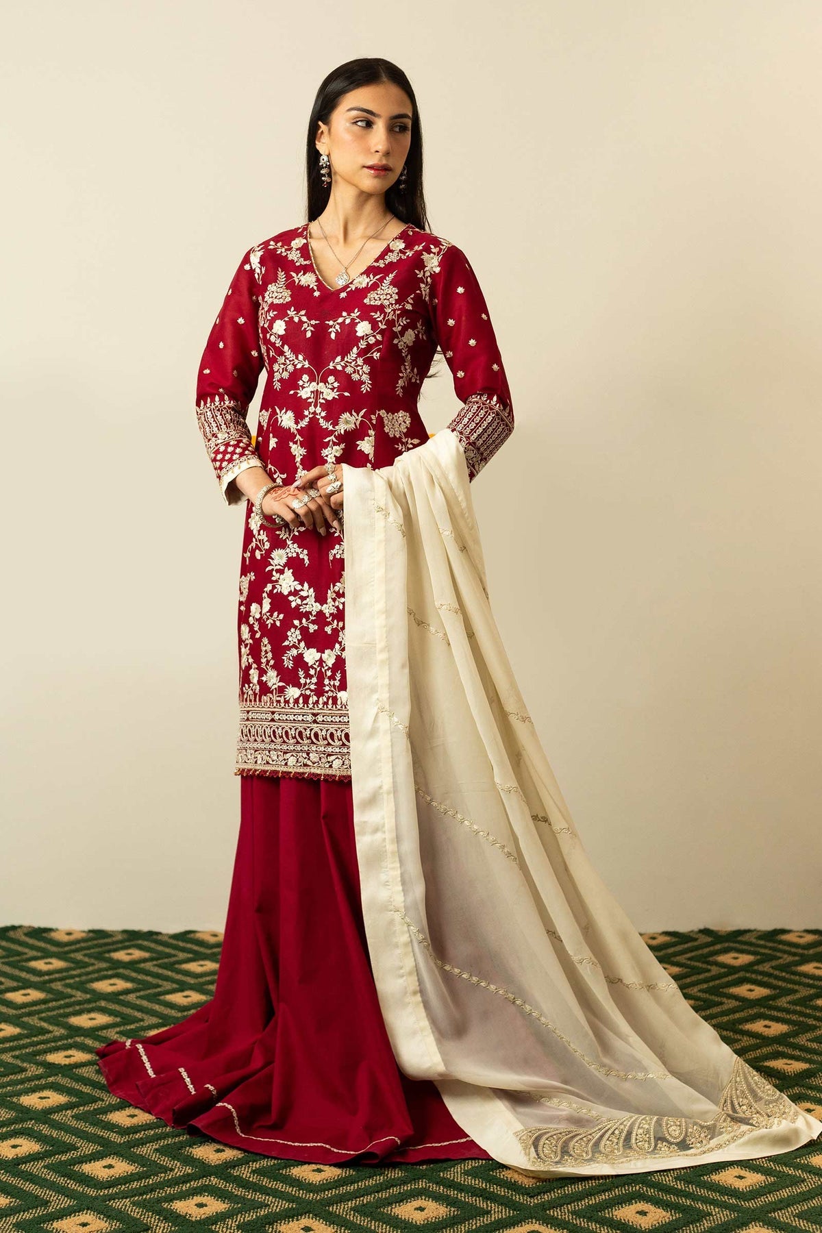 Zara Shahjahan Luxury Lawn Eid - ZEL23-D10