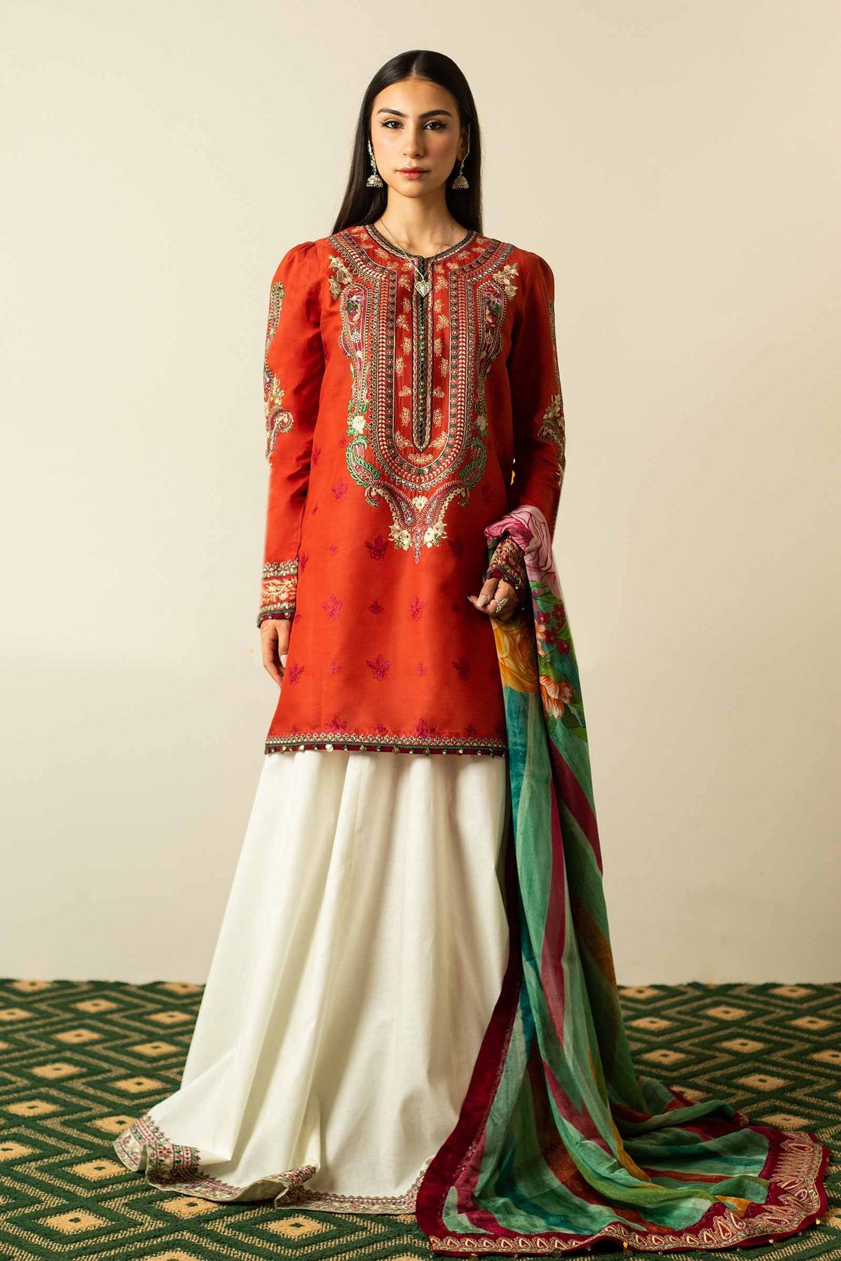 Zara Shahjahan Luxury Lawn Eid - ZEL23-D2