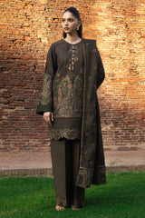 Zara Shahjahan Embroidered Suit Unstitched 3 Piece ZS24UW D-05 Zohreh - Winter Collection