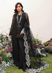 La Fuschsia By Afrozeh Embroidered Organza Suits Unstitched 3 Piece AF23LF 005 Kiera-