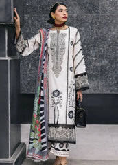 Broadway by Mahnur Embroidered Lawn Suits Unstitched 3 Piece MN25B D-05 Freesia - Summer Collection