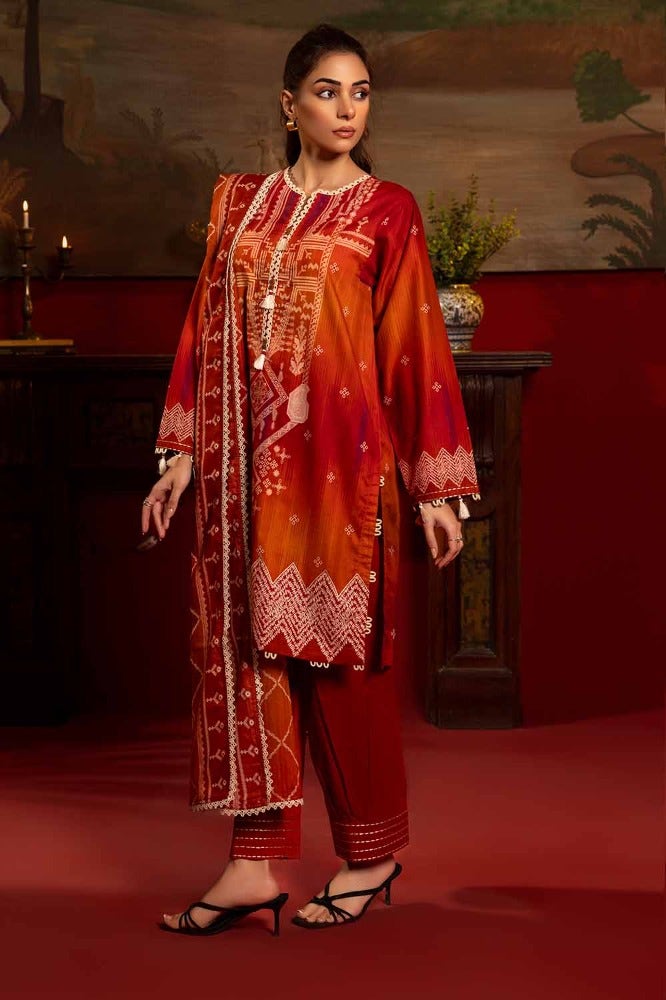 Gulahmed Luxury 3PC Printed Lawn Unstitched Suit CL-42178