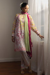 Coco by Zara Shahjahan Unstitched Printed Lawn 3 Piece Suit CZS26ULV NAMI-5B – Summer Collection