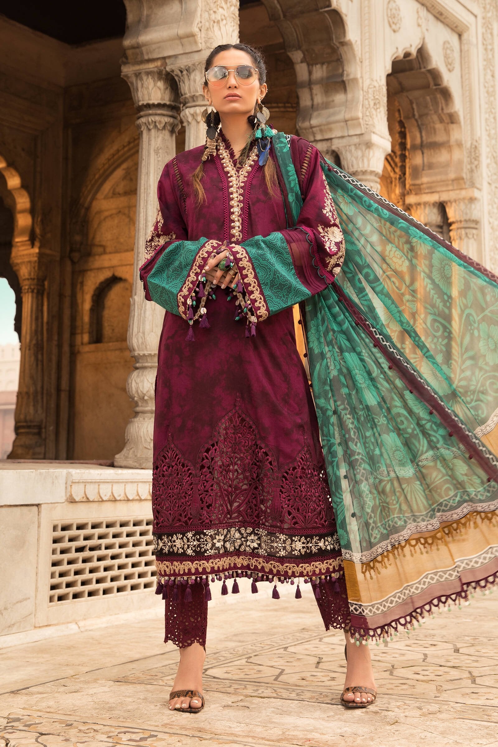 Maria.B (میں تیری آن) Unstitched Lawn D-14-B